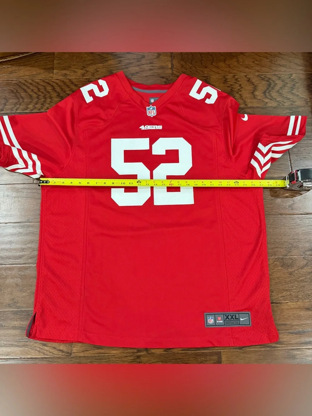 Nike NFL Jersey San Francisco 49ers Patrick Willis #52 Red/White Men’s XXL